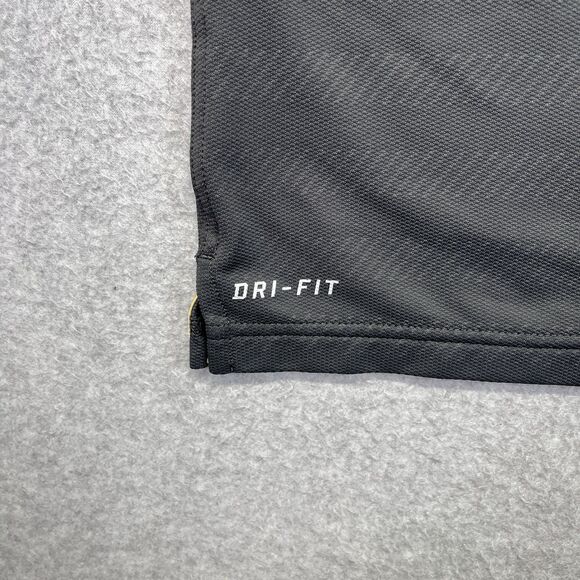 Nike Dri-Fit NFL New Orleans Saints Polo Shirt Men’s Medium Gray Golf Activewear - Picture 5 of 14